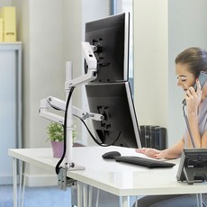 상하배치듀얼모니터암