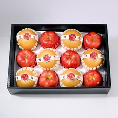 [초록자연] 혼합 5호 과일선물세트(사과6+배6), 상세 참조