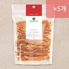 네추럴코어 트위스트 강아지 육포 간식 200g, 천연 닭가슴살, 180g, 5개