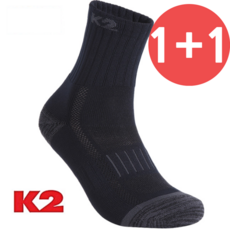 K2 [1+1] 여름 쿨 양말 (땀흡수 통풍에 좋은 기능성 양말), 네이비