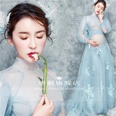제이제이 컴퍼니 웨딩드레스 임부 카메라 영화관 모티브 촬영 사진 룩 마미 샤스커트 예술사진 11