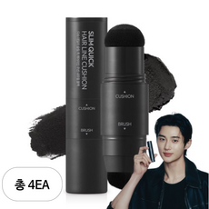 다슈 데일리 슬림 퀵 헤어라인 쿠션 2.5g, 내추럴블랙, 4개