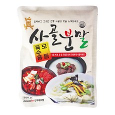 푸드올마켓_ 신우에프엠 진사골분말 500g, 1개