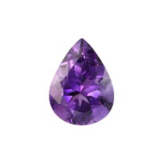 영진재료 AAA+ 자수정 (Faceted Amethyst/Pear) / 천연석 천연원석 핸드컷 보석 귀금속가공 금속공예, 사이즈 : 6 x 9 (mm) / 1개입