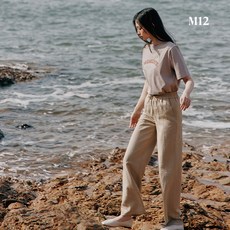 [온플] M12 24SS 여성 린넨 블렌디드 스트링 팬츠 4종