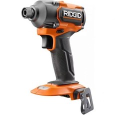임팩 드릴 드라이버 가정용 스크류 RIDGID 18V 브러시리스 코드리스 14인치입니다. 임팩트 R862301 공구전용 대량포장, 1개
