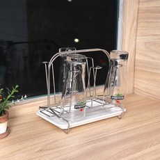 슈테른 스텐304 컵정리대 컵거치대 컵건조대, 2.2단컵걸이, 1개
