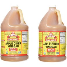 Bragg 브래그 애플 사이다 비네가, 3.79L, 2개