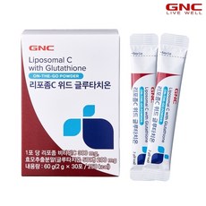 [GNC] 리포좀C 위드 글루타치온 (2g x 30포)_56735, 60g, 1개