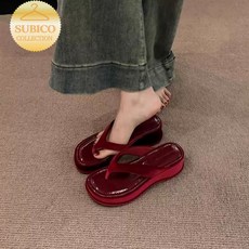 슈비코 한예슬 슬리퍼 플립플랍 김나영 샌들 벨크로 강민경 글래디에디터 키높이 통굽 토오픈 여름