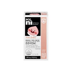일동제약 키즈 아연 비타민 영양제 초유분말 면역기능 면역력 아연 보충제 어린이 성장기 청소년 씹어먹는 영양제 추천 딸기맛, 1병, 30정