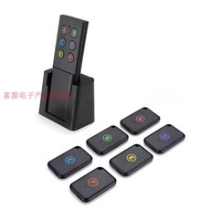 리모컨찾기 분실 방지 키 파인더 호출기 케이스 무선 위치, 4명당 1개 블랙, 1개