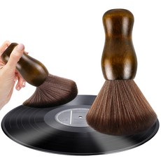 비닐 레코드 클리너 정전기 방지 먼지 청소 레코드 브러시 비닐 앨범 LP CD 카트리지 키보드 카메라 렌즈용, 1)1pc