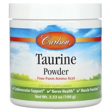 Carlson 타우린 분말 100g(3.53oz), 100g, 1개