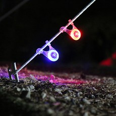 캠프웨이 LED 스트링가드 8개 세트 자전거 후미등 캠핑 안전용품