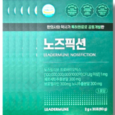 노즈픽션 2g x 30포 x 6박스 6개월분