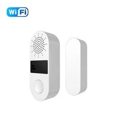 문짝 창 센서 사운드 라이트 알람 스마트 홈 무선 감지기 앱 열기 닫기 원격, Wifi Version, 1개, 1. Wifi Version