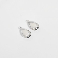 11125 써지컬 펜던트 납작 물방울 12x20mm (1개)