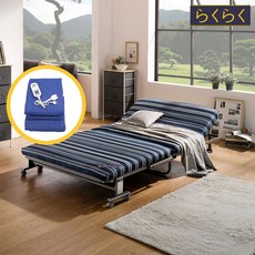  라꾸라꾸 뉴 4탄 더블 접이식침대+온열매트 CBK-004SD(온) 접이식침대 