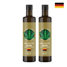 비카인 유기농 엑스트라버진 대마종자유 250ml x 2병