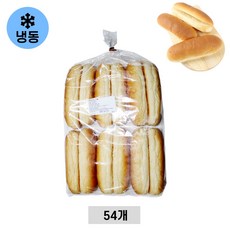 [나라브래드] 수제 핫도그빵 (냉동) 50g, 54개