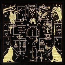 카드가 테이블 독서 매트 제단 천 마녀 타로 의식, C. 75X75cm, 18. Tarot Tablecloth10, 1개, 1개