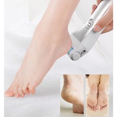 전동발각질제거기 풋파일 발바닥 뒤꿈치 필링 굳은살제거기, 회색