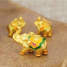 코끼리24k금팬던트