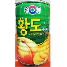 황도 복숭아 캔 슬 유동 400g x4 식자재 업소용 식재료 식당용 대용량