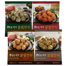 [자연애] 북촌손만두 굴림만두 500g 2봉세트 4가지맛, 세트선택:03. 고기1봉 + 김치1봉