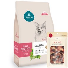 피니키 프로바이오틱스 연어 5kg 1개 + 부드러운 닭모래집 45g 5개 - 피니키사료