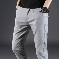 Alexander 남성 데일리 베이직 일자팬츠 (WC76871), 차콜 - 32_x000D_, 색상:차콜 / 사이즈:32_x000D_
