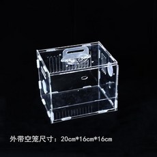 햄스터 집만들기 은신처 투명 케이지 케이지 아크릴 트레이 더블 룸 투명 슈퍼 대형 빌라, 특별 제공 아크릴 테이크 아웃 케이지