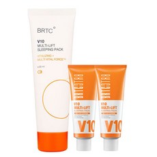 BRTC V10 멀티 리프트 비타민 슬리핑팩 대용량 수분 크림 80ml+20ml+20ml 수면팩, 1set, 120ml