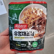 요리하다 요리찬 우엉채조림 100g, 아이스팩 포장, 1개