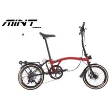 바이크스시티 MINT T9C 접이식 자전거 디스크 브레이크 9 단 16 인치, 5) J-9단 변속