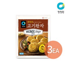 [청정원] 호밍스 계란옷 고기완자 600g x 3개, 상세 설명 참조