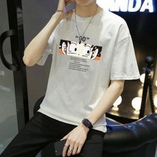 계일 공동 명의로 카드가 티 셔츠를 사고 구슬 칠용 남 하프 오공이항 여름 긴 팔