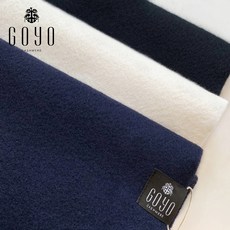 GOYO 고요캐시미어100 롱머플러 / 고비캐시미어 / 블랙 네이비 아이보리 180x30