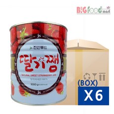 진산 딸기쨈 3kg X 6개 (BOX)