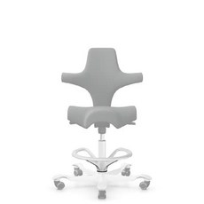 HAG Capisco 블랙 카피스코 의자용 풋링, 하얀색