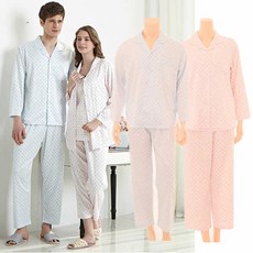 [현대백화점][비너스] 남여 별달 나염 파자마 잠옷세트(VPA3815MVPA3815W)