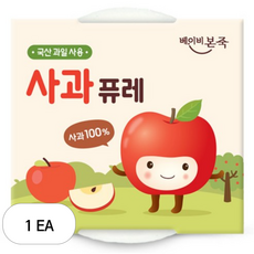 베이비본죽 과일퓨레 2p, 1개, 200g, 사과