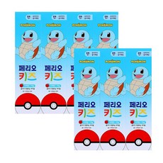 페리오 키즈 3단계 치약 75g (꼬부기), 7개, 사과향