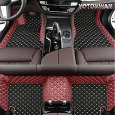Color Stitching Custom Leather Car Mat 100 For Honda All Models Civic Fit CRV XRV Accord Odyssey Jaz