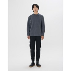 앤듀 남성 이중직 CASHMERE BLENDED 에센셜 모크넥 풀오버 O214KT100P