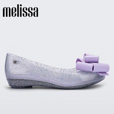 Melissa 멜리사 리본 젤리슈즈 토오픈 단화 33551