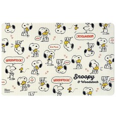 kanesho 金正陶器 史努比Snoopy餐墊，43.5X28CM，耐熱60℃, 43.5 x 28cm, Snoopy&糊塗塔克, 1個