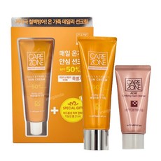 케어존 데일리 앤 패밀리 선크림 특별기획 80ml + 아크네 폼클렌저 31ml