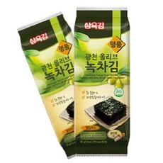 광천 삼육 올리브녹차김44g 8절96매 통김 20봉 x 식탁김, 1, 본상품선택